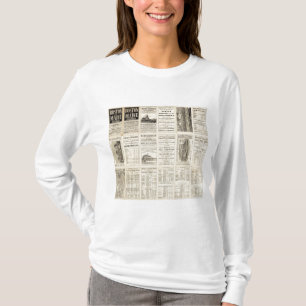 Tekst Pagina van Boston en Maine Railroad T-shirt