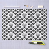  tekst Pawfect Paws Tissuepapier (Craft)