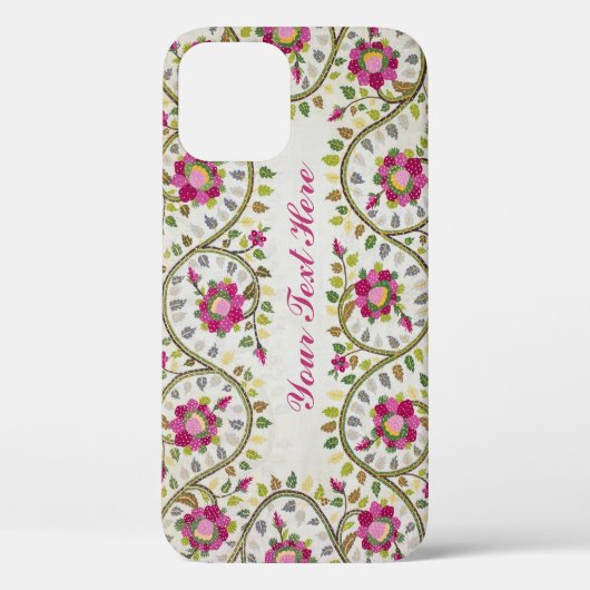  tekst, Peonies Pattern, William Morris Case-Mate iPhone Case (Achterkant)