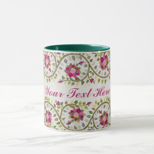  tekst, Peonies Pattern, William Morris Mok (Midden)