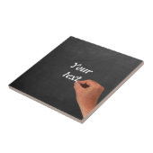 Tekst personaliseren tegeltje (Zijkant)