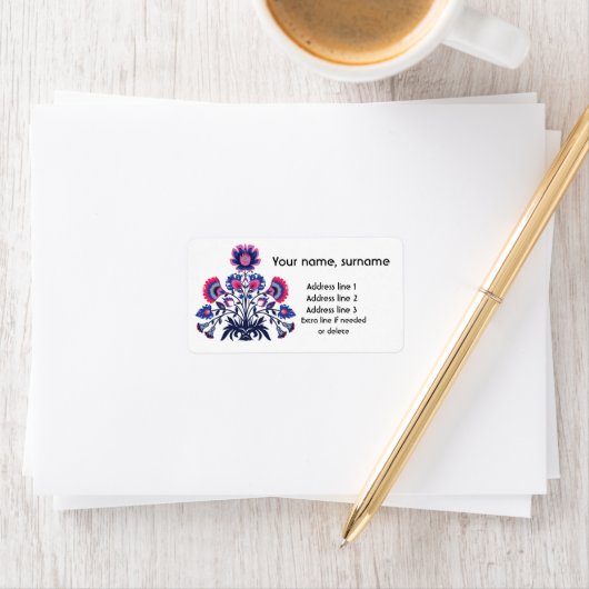 💙 💜 tekst Poolse folklore Etiket (Insitu)