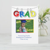 Tekst primaire Afstudeerder Foto Aankondiging (Staand voorkant)