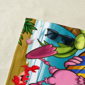 TEKST SCÈNE AAN HET STRAND IS TE SCHATTIG STRANDLAKEN (In situ)