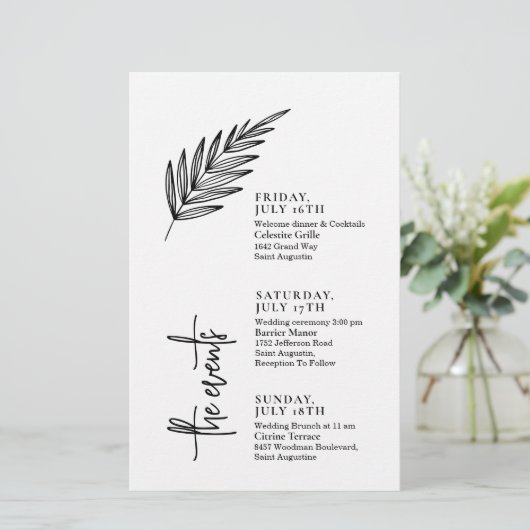 Tekst Scripted Wedding Events Tijdlijn (Staand voorkant)