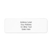 Tekst Sjabloon op maat Etiket (Voorkant)