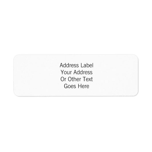 Tekst Sjabloon op maat Etiket (Voorkant)