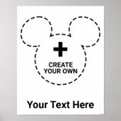 Tekst Sjabloon Poster (Voorkant)