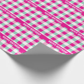 Tekst Sjabloon Sticker Cadeaupapier (Hoek)