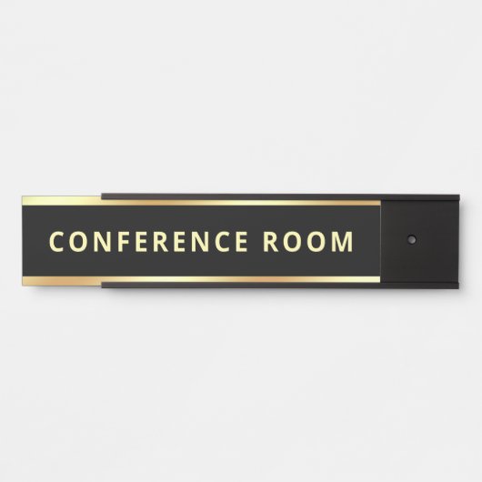  tekst Sjabloon vergaderzaal Deurbordje (Voorkant)