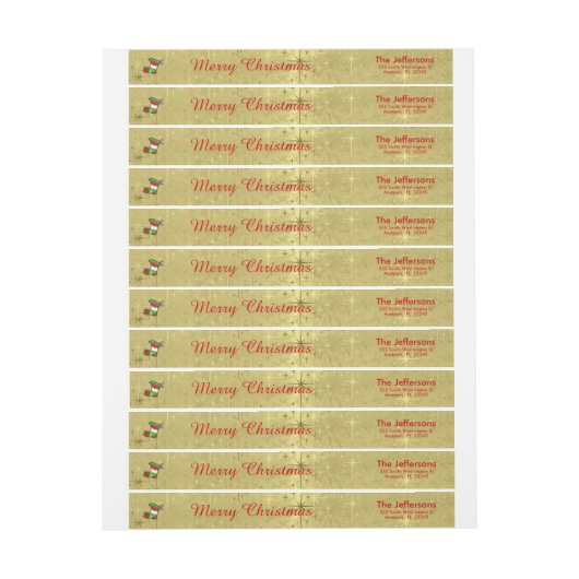 Tekst-Sjabloon: "Vrolijk kerstfeest" op heerlijk g (Vel)