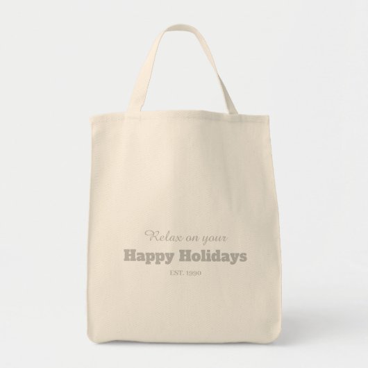  tekst stijlvol script moderne trendy tote bag (Voorkant)