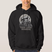 Tekst  stoomtrein wijzigen Omheining Hoodie (Voorkant)