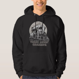 Tekst  stoomtrein wijzigen Omheining Hoodie