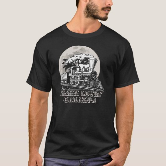 Tekst  stoomtrein wijzigen Omheining T-shirt (Voorkant)