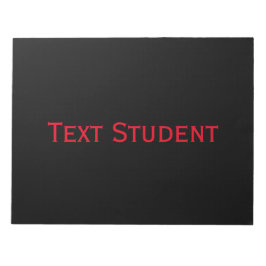 Tekst Student Gedrukt Kantoorwerkers pagina's Notitieblok