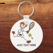 Tekst tennisSleutelhanger toevoegen Sleutelhanger (Voorkant)