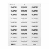 TEKST (TOETSENWOORD) AAN (KORTE CODE) ETIKET (Full Sheet)