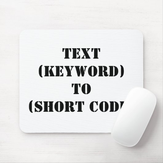 TEKST (TOETSENWOORD) AAN (KORTE CODE) MUISMAT (Met muis)