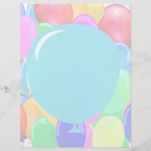 Tekst toevoegen aan ballon flyer (Voorkant)