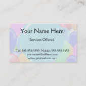 Tekst toevoegen aan ballon visitekaartje (Achterkant)