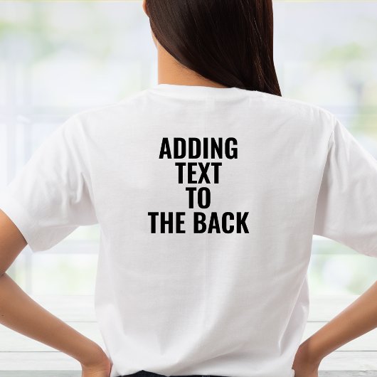 Tekst toevoegen aan de upgrade voor afdrukken op d t-shirt