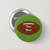 Tekst toevoegen aan Football, knoppen vastzetten Ronde Button 5,7 Cm (Voorkant /achterkant)