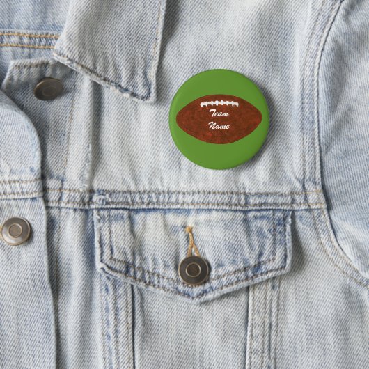 Tekst toevoegen aan Football, knoppen vastzetten Ronde Button 5,7 Cm (In situ)