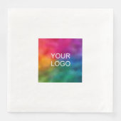 Tekst toevoegen Business Company Logo Sjabloon Wit Servet (Voorkant)