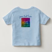 Tekst Toevoegen Foto Uploaden Dubbelzijdige Afdruk Kinder Shirts (Achterkant)