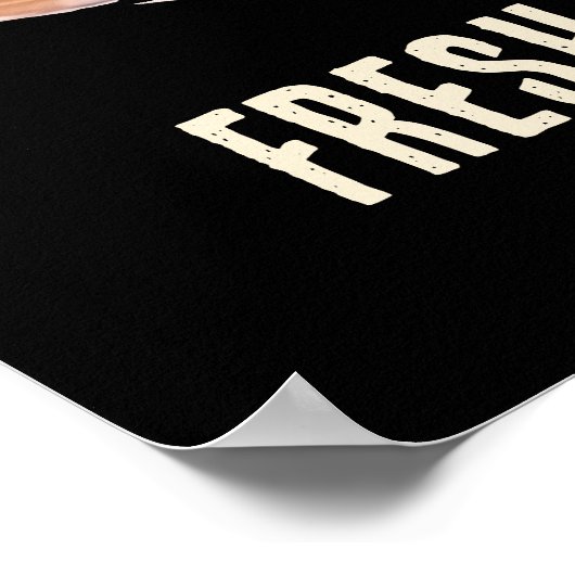 Tekst toevoegen Fresh Honey beer Vendors Poster (Hoek)