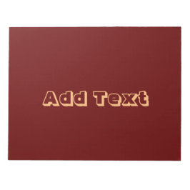 Tekst toevoegen Gedrukte tekst Naam Business Stati Notitieblok