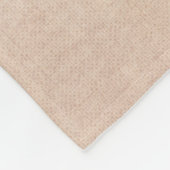 Tekst toevoegen Naam Boho Rainbow Heart Aqua Brown Fleece Deken (Hoek)