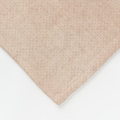 Tekst toevoegen Naam Boho Rainbow Heart Soft Brown Fleece Deken (Hoek)