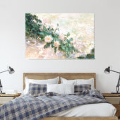 *~* TEKST toevoegen Peony TV2 stretched canvas Pri Afdruk (Insitu (Slaapkamer))
