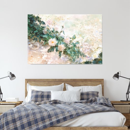 *~* TEKST toevoegen Peony TV2 stretched canvas Pri Afdruk (Insitu (Slaapkamer))