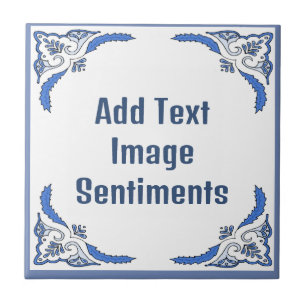 Tekst toevoegen Tegel, Nederlandse look, personali Tegeltje