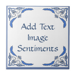 Tekst toevoegen Tegel, Nederlandse look, personali Tegeltje