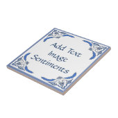 Tekst toevoegen Tegel, Nederlandse look, personali Tegeltje (Zijkant)