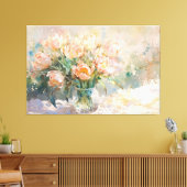 *~* Tekst TV2 NOG TULPEN Uitgerekt Canvas Print (Insitu (Woonkamer))