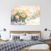 *~* Tekst TV2 NOG TULPEN Uitgerekt Canvas Print (Insitu (Slaapkamer))