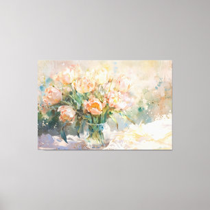 *~* Tekst TV2 NOG TULPEN Uitgerekt Canvas Print