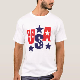 Tekst USA T-shirt