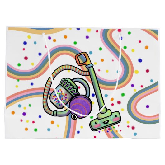  Tekst Vacuüm Party Gift Bag, Groot Cadeauzakje (Achterkant)