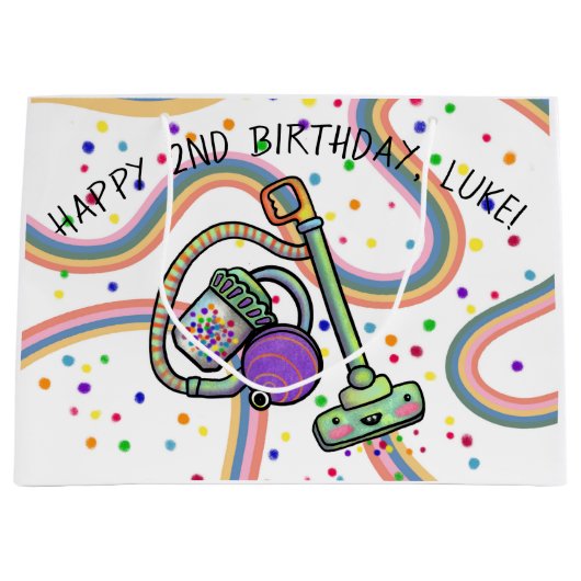  Tekst Vacuüm Party Gift Bag, Groot Groot Cadeauzakje (Voorkant)