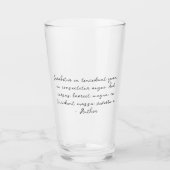 Tekst van aangepast citaatgedicht glas (Voorkant)