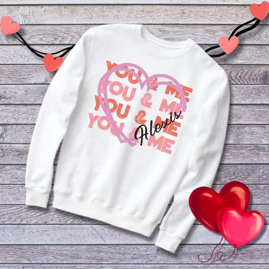 Tekst van de hartlijn voor valentijn trui