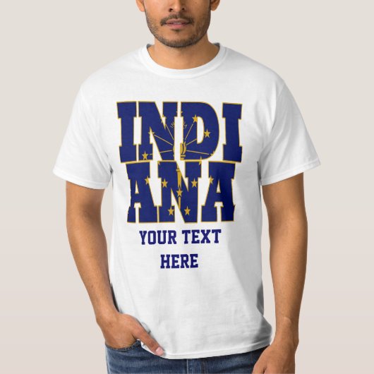 Tekst van de Indiase staatsvlag T-shirt (Voorkant)