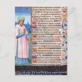 Tekst van de Magnificat met een afbeelding van Briefkaart (Voorkant)