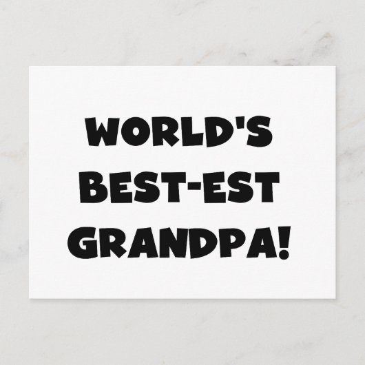 Tekst van de Opa van het best-est-Beste van de Briefkaart (Voorkant)